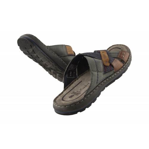 Sandalia de piel abierta modelo CAPRIOS