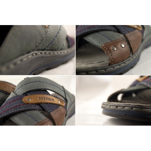 Sandalia de piel abierta modelo CAPRIOS