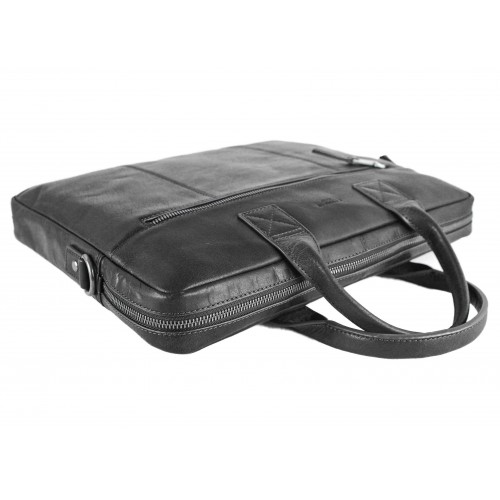 Maletin de piel modelo BAMBO 40x5x31 cm