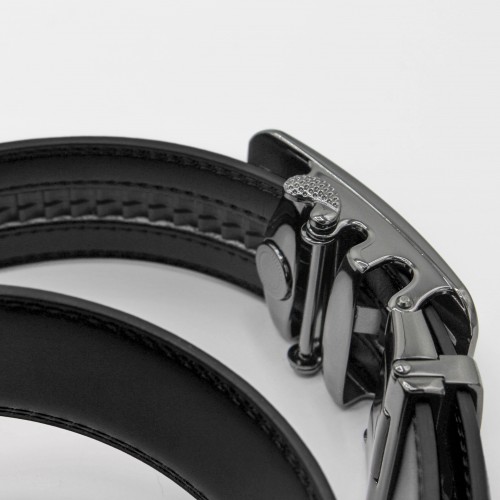 Cinturón de piel con hebilla automatica modelo TRENO