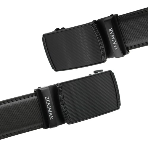 Cinturón de piel con hebilla automatica modelo PRECA