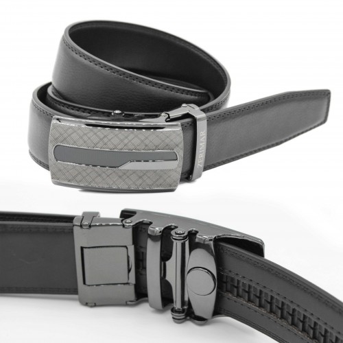 Cinturón de piel con hebilla automatica modelo VEDO