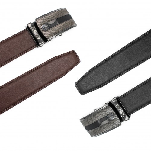 Cinturón de piel con hebilla automatica modelo VEDO