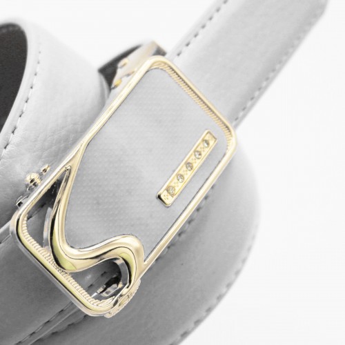 Cinturon de piel con hebilla automatica modelo SEESE