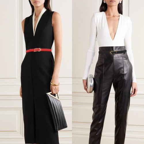 Cinturon de piel con hebilla automatica modelo SEESE