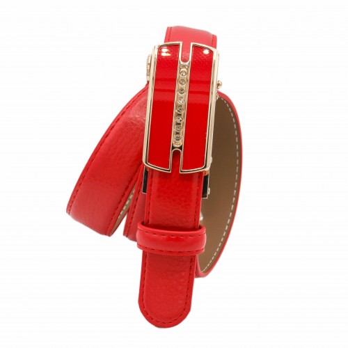 Cinturon de piel con hebilla automatica modelo MOIS