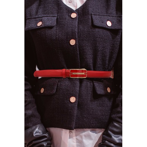 Cinturon de piel con hebilla automatica modelo MOIS