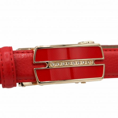 Cinturon de piel con hebilla automatica modelo MOIS