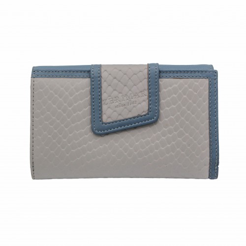 Cartera de piel de mujer...