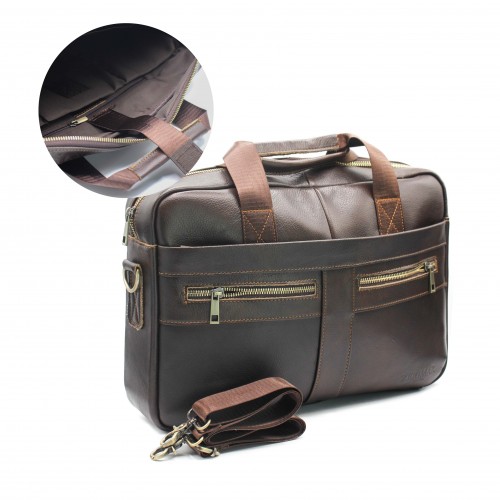 Maletin de piel modelo GOCHE 40x28x6,5 cm