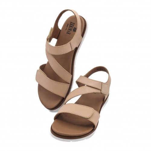 Sandalias planas de piel modelo FAHAR