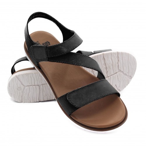 Sandalias planas de piel modelo FAHAR