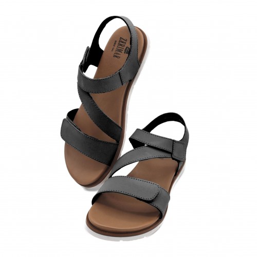 Sandalias planas de piel modelo FAHAR