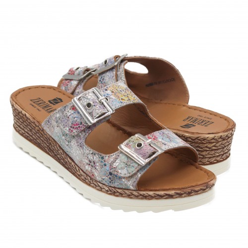 Sandalias con hebilla de piel modelo NONE