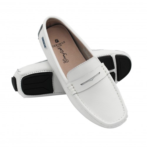 Mocasines de piel con...