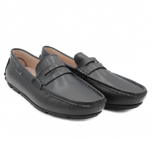 Mocasines de ante natural con antifaz modelo BINNY