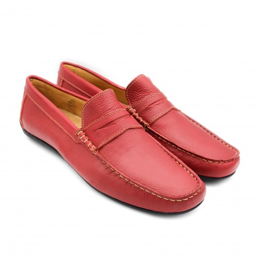 Mocasines antifaz de piel para hombre - tallas grandes