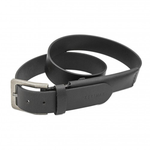 Cinturón de piel con bolsillo interno modelo PAMAJA