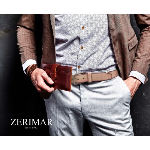 Cinturón de piel con degradado 39 mm modelo NATURAL