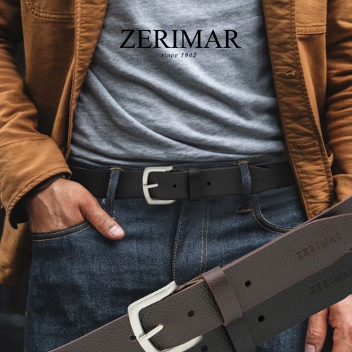 Cinturón de piel 39 mm modelo GRABEI