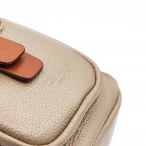 Bolso bandolera pequeño de piel 18x12,5x8 cm