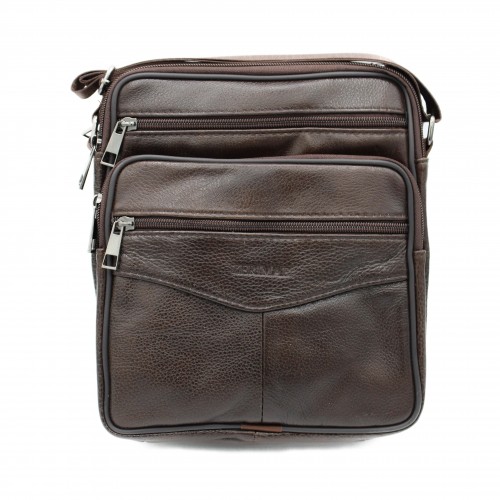 Bolso bandolera de piel modelo CALATE 25x19x8 cm