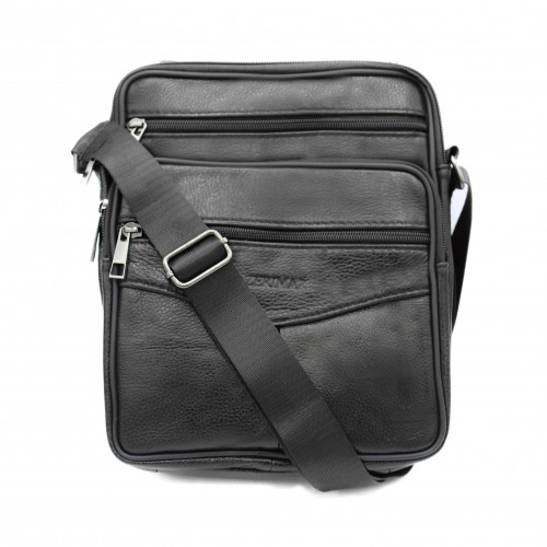 Bolso bandolera de piel modelo CALATE 25x19x8 cm