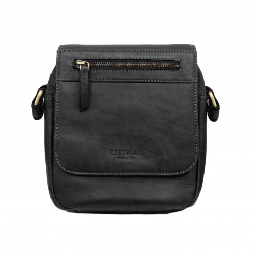 Bolso bandolera de piel modelo ZIMAR 22x20x7 cm