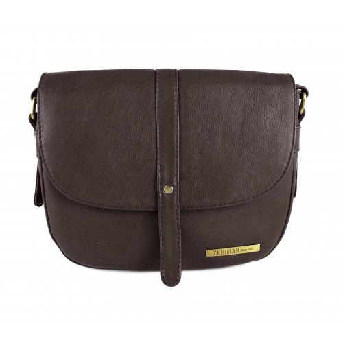 Bolso solapa de piel 21x25x7 cm CLOSET Zerimar - 11