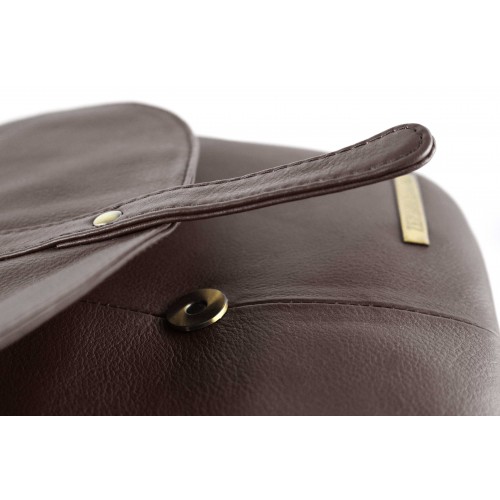 Bolso solapa de piel 21x25x7 cm CLOSET Zerimar - 11