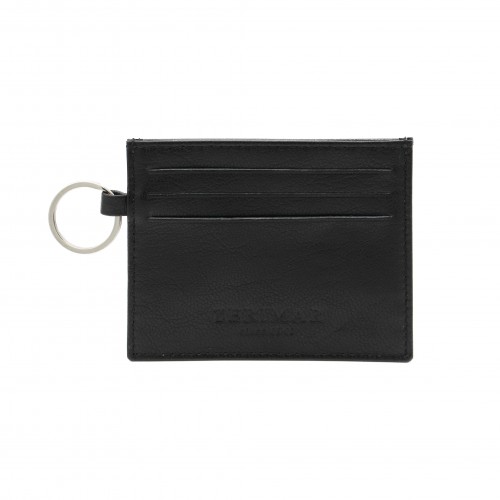 Tarjetero de piel con llavero 8,5x10 cm BLUNDY