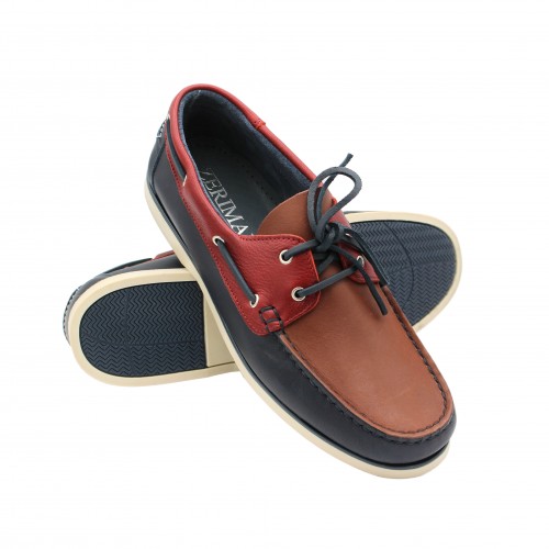 Mocasines de piel con...