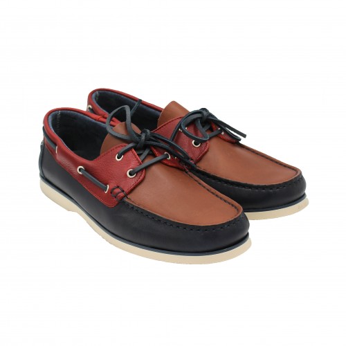 Mocasines de piel con cordones modelo FIERO