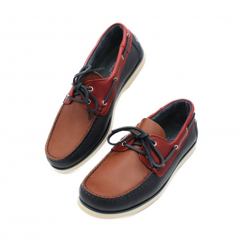 Mocasines de piel con cordones modelo FIERO