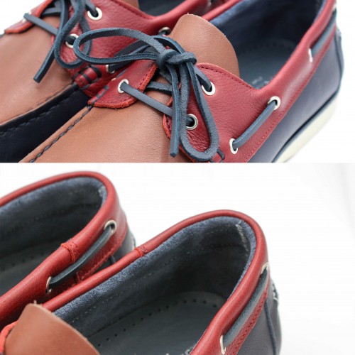 Mocasines de piel con cordones modelo FIERO