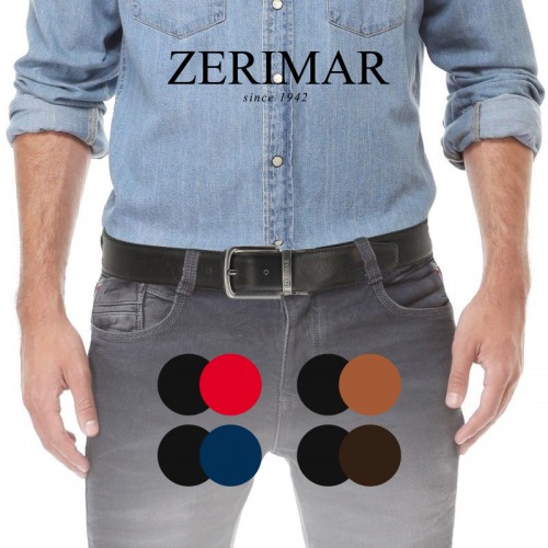 Cinturon reversible de piel de 32 mm modelo DOUBLO