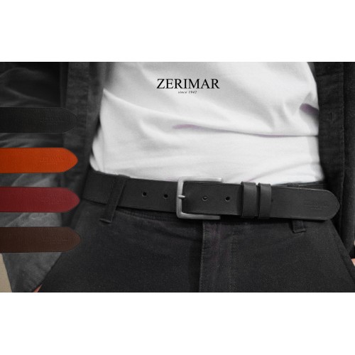 Cinturón de piel 37 mm modelo GRIDEO