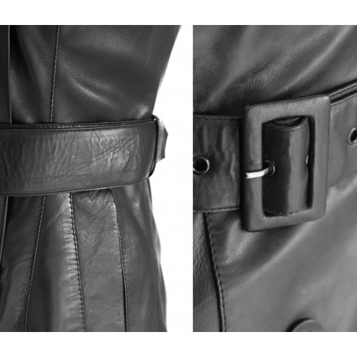 Gabardina larga con botones modelo MESSNER