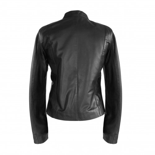Chaqueta de piel con cremallera modelo CANAZEI