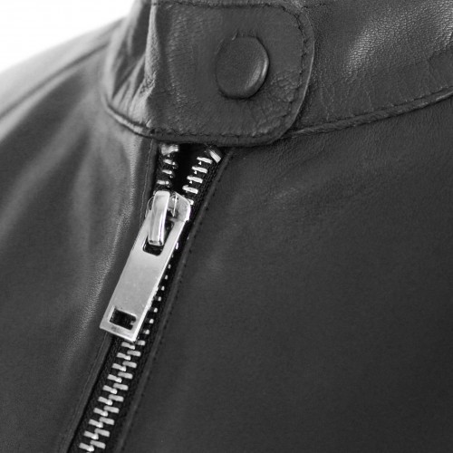 Chaqueta de piel con cremallera modelo CANAZEI