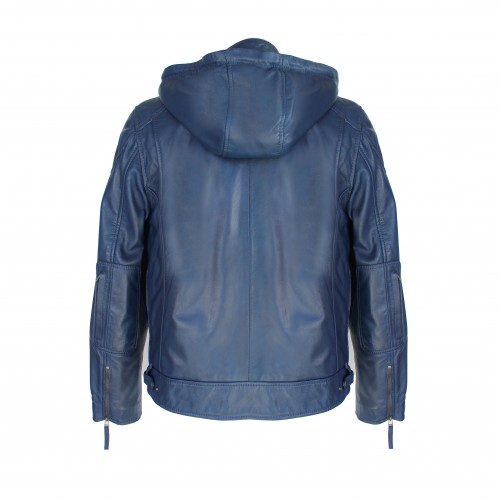 Chaqueta con capucha de piel desmontable DEIKAO