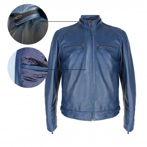 Chaqueta con capucha de piel desmontable DEIKAO
