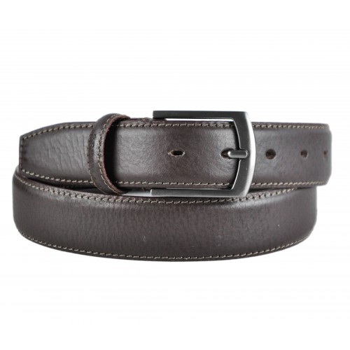 Cinturon de piel anchura 34 mm DEUS