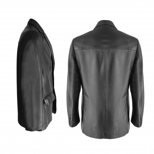 Blazer con botones de piel modelo MIREFE