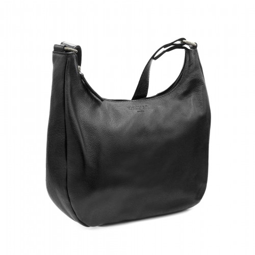 Bolso de piel con cremallera 22x19x8 cm MINE