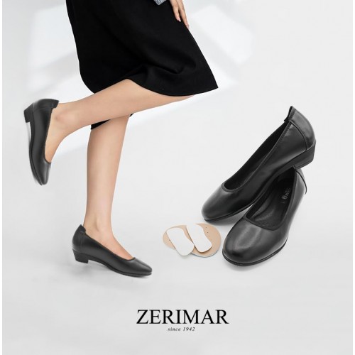 Zapato de Piel Profesional para Oficina y Eventos - tacón 3,5 cm