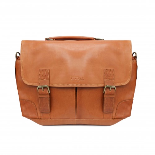 Maletín de piel multiespacio 29x43x9 cm ROBE