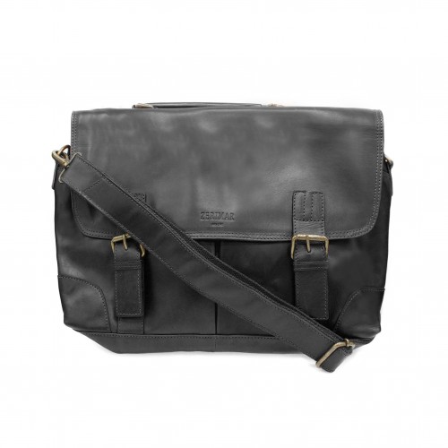 Maletín de piel multiespacio 29x43x9 cm ROBE