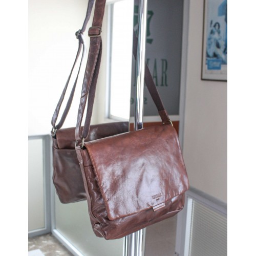 Maletín de piel multiespacio 28x40x8 cm LOCRA