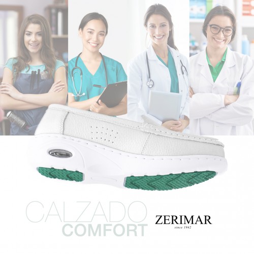 Mocasines de piel comodos con camara de aire y plantilla comfort